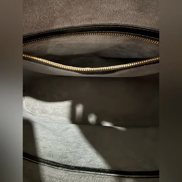 Vintage Louis Vuitton Black Epi Leather Lussac Tote Bag Large 17” x 12” Good - Picture 15 of 16